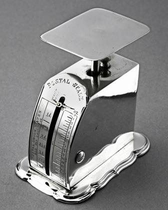 Antique Silver Postal Scale - Levi & Salaman